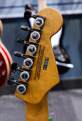 Charvel Guitars - Henrik Danhage Limited Edition Signature Pro-Mod So-Cal Style 1 HS FR M, Maple Fingerboard - White Relic 2